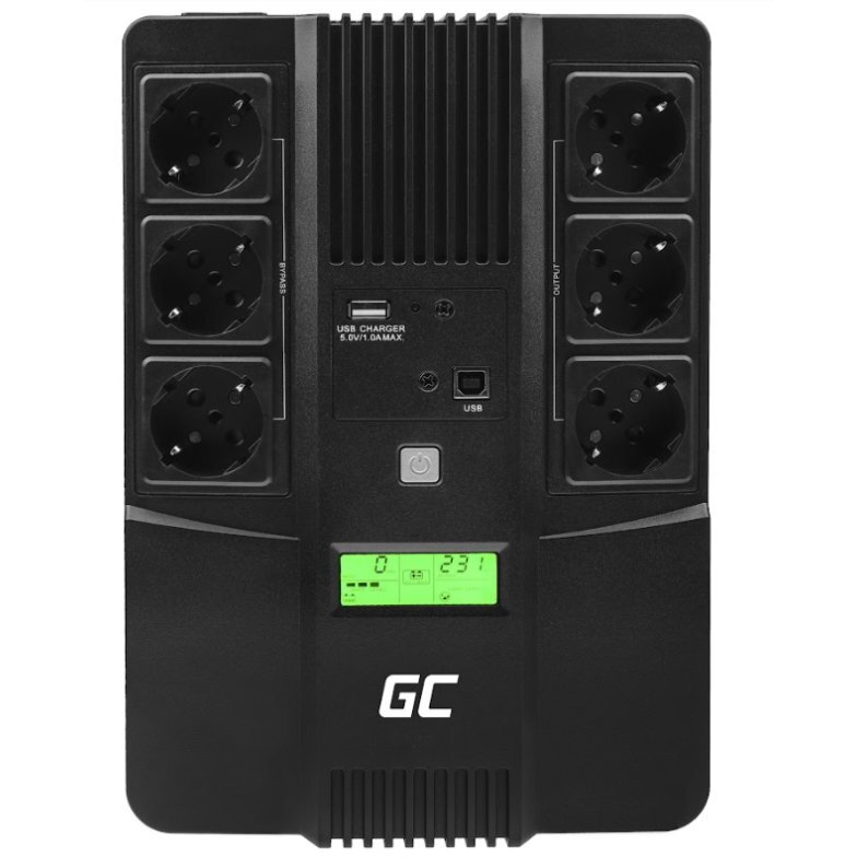 UPS Line Interactive AiO UPS07 Display LCD 800VA 480W Negru