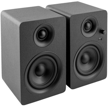 Boxe Monitor Activ + Pasiv 2X18W Bluetooth Negru