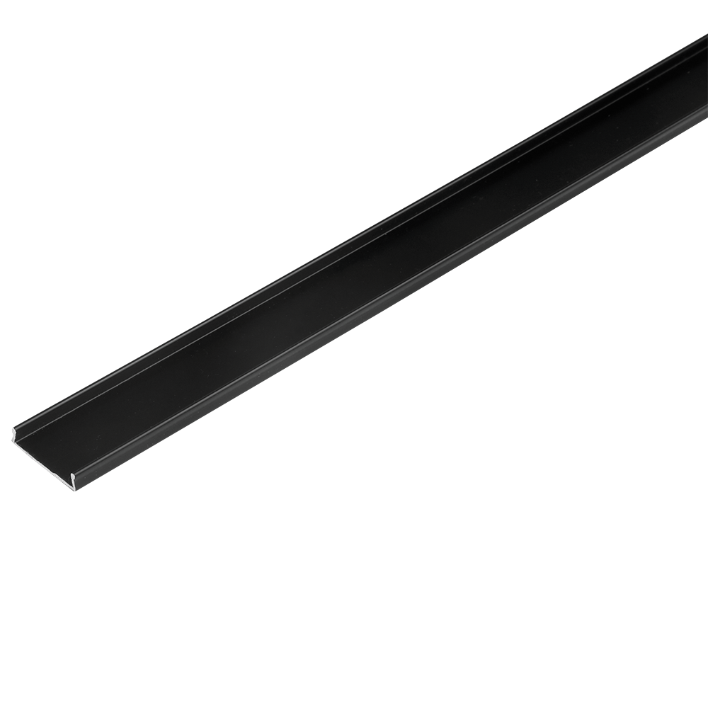 Element de mascare Rama, aluminiu, negru lucios, 4 m