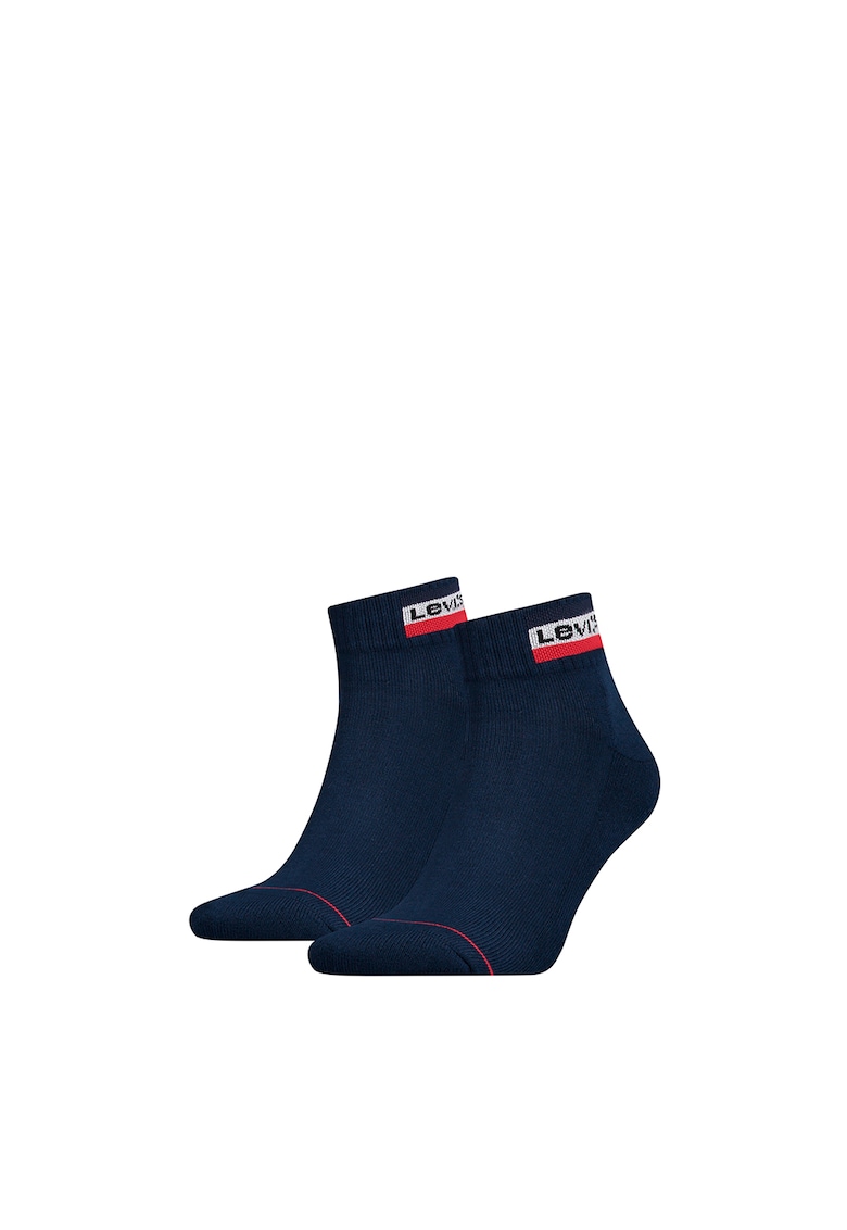 Set de sosete unisex pana la glezna - 2 perechi - Bleumarin