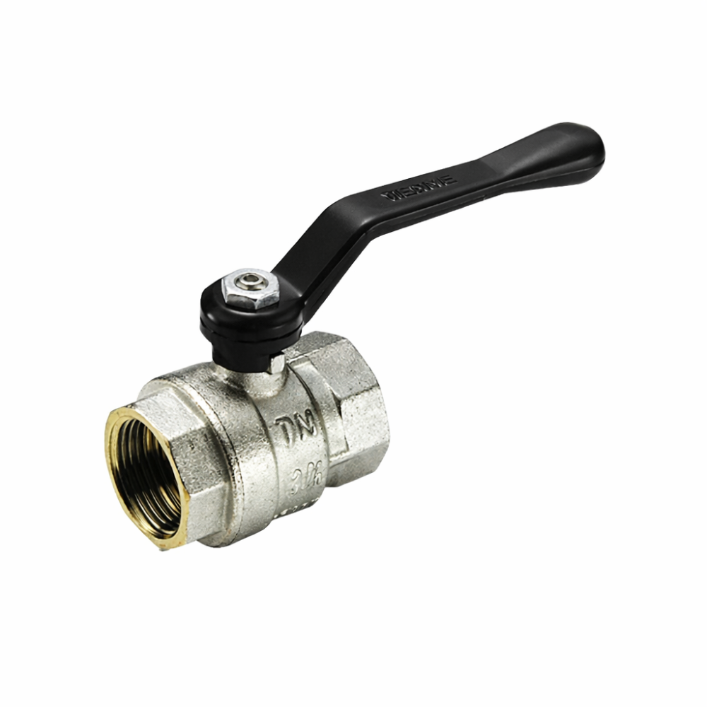 Robinet de trecere cu bila Tiemme Scirocco, filet interior-interior, alama, racord 1 1/4