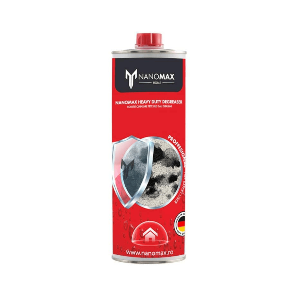 Solutie indepartere pete de ulei pe beton/pavaj/piatra NanoMax Heavy Duty Degreaser, interior/exterior, 0.75 l