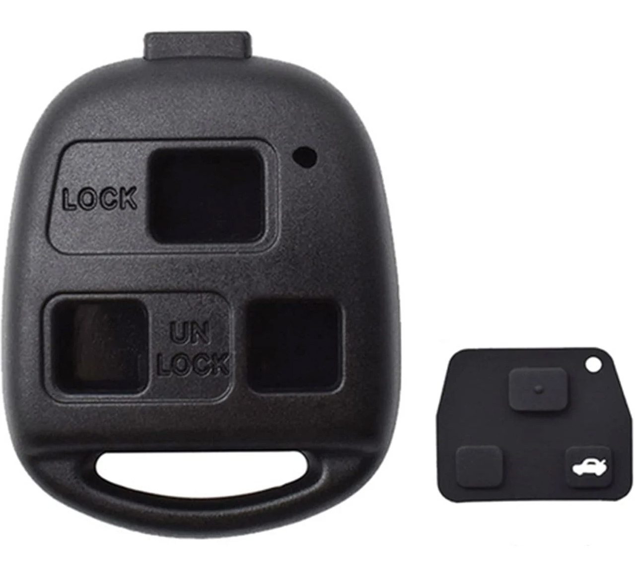 Carcasa Cheie Auto Techstar cu 3 Butoane Compatibila Toyota Yaris, Corolla, RAV4, Avensis, Lexus RX, GS, IS