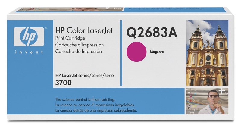 Cartus compatibil: HP Color LaserJet 3700 Series WITH CHIP - Magenta
