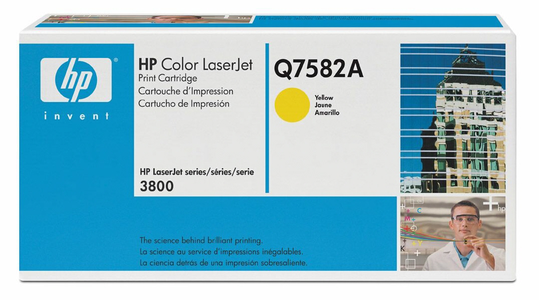 Cartus compatibil: HP Color LaserJet 3800, CP3505 Series WITH CHIP - Yellow