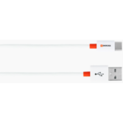 Cablu USB Essentials Line 2 in 1 cu Conector USB la Lightning 1m Alb