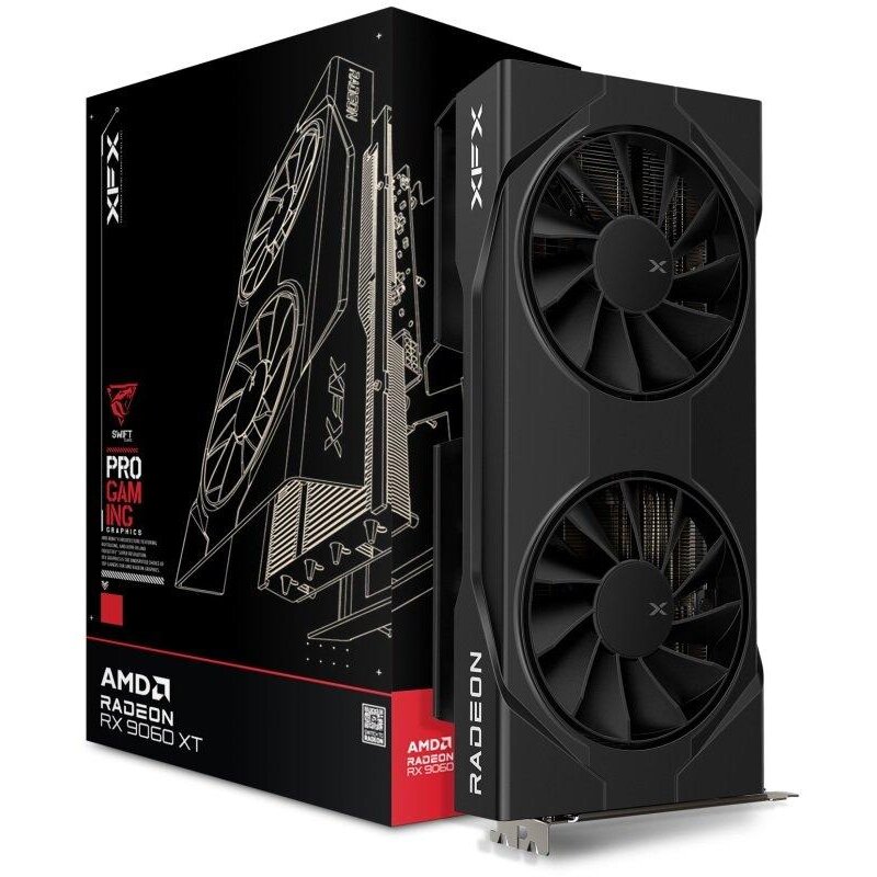 Placa Video 16GB RADEON RX9060XT SWIFT DF OC Gaming