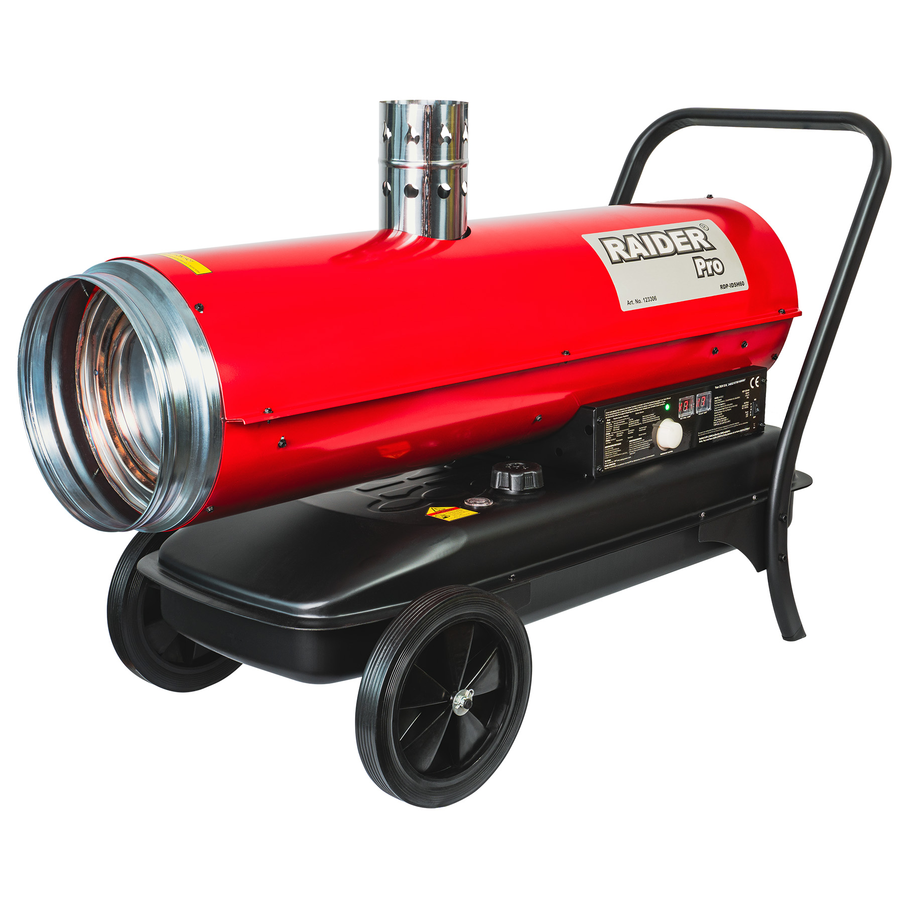 Tun de caldura Raider RDP-IDSH60, diesel, putere 50 kW, debit 1400 mch, rezervor 50 l