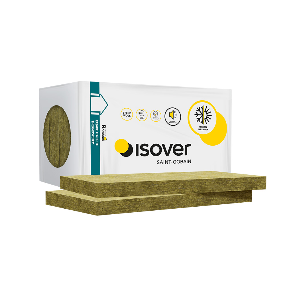 Vata minerala bazaltica Isover Profi Fassade, 100 x 1000 x 600 mm