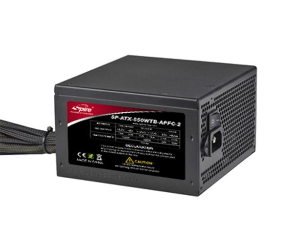 SURSA SPIRE SILENT EAGLE 550W, fan 120mm, 2x PCI-E (6+2), 6x S-ATA, 3x IDE, 1x Floppy 'SP-550WTB-APFC-2'