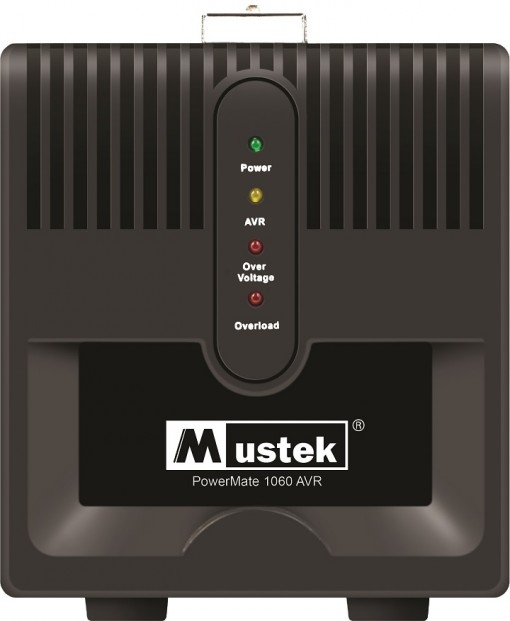 AVR  MUSTEK PowerMate 1060 (1000VA), Schuko - Voltage regulating '98-AVR-1060' (include timbru verde 3 lei)