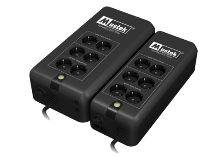 UPS  MUSTEK PowerMust  636 (600VA) Offline, Schuko (include timbru verde 3 lei)