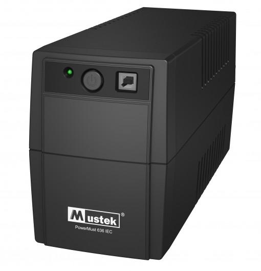 UPS  MUSTEK PowerMust  636.. (650VA) Line Interactive, IEC (include timbru verde 3 lei)