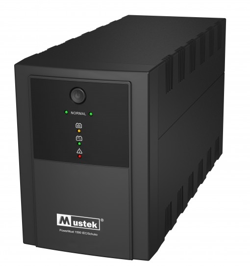 UPS  MUSTEK PowerMust 1590 (1500VA) Line Interactive, IEC/Schuko (include timbru verde 3 lei)