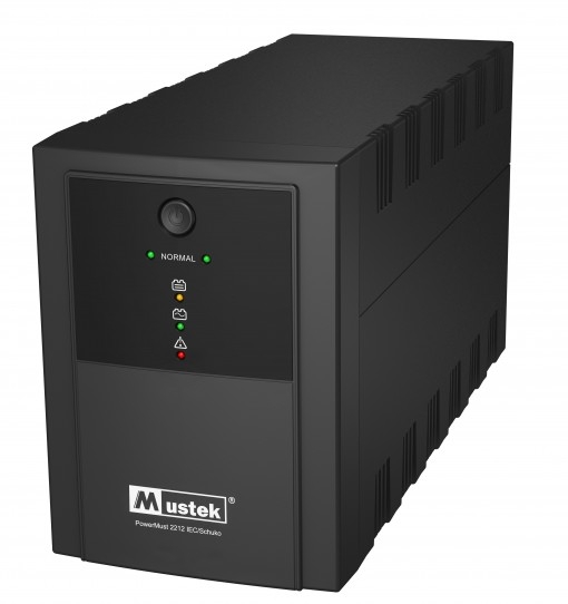 UPS  MUSTEK PowerMust 2212 (2200VA) Line Interactive, IEC/Schuko (include timbru verde 3 lei)