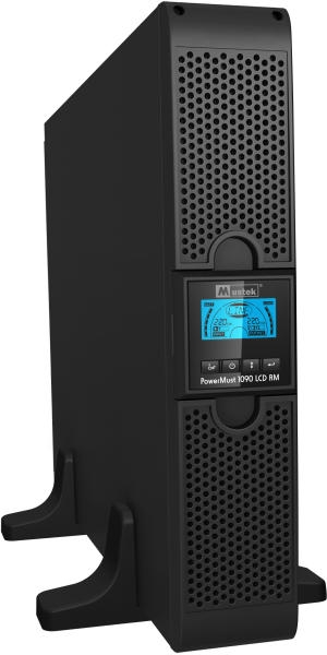UPS MUSTEK. PowerMust  1090 online LCD RM (1KVA), IEC (include timbru verde 3 lei)