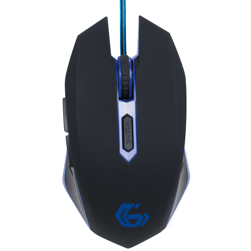 Mouse GEMBIRD MUSG-001, 6 butoane, USB, Negru