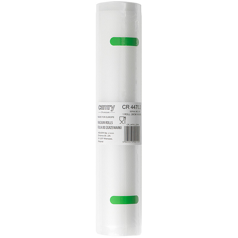 Rola Folie pentru Vidat Alimente CR4470.2 Latime 28CM Lungime 6M Transparent