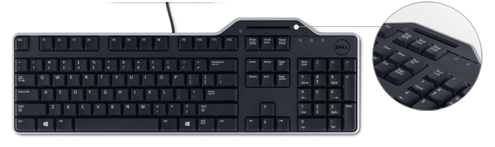 Tastatura DELL; model: KB 813; layout: UK; NEGRU; USB; 'MN5TK;RHJ8Y'