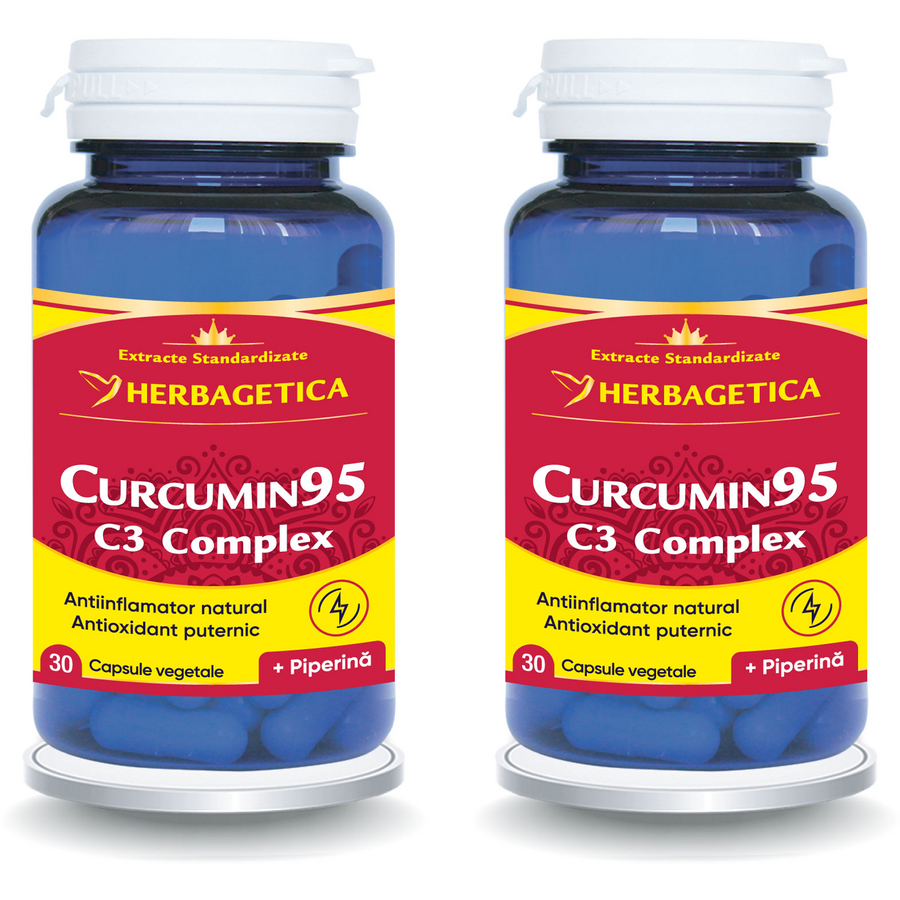 Pachet Curcumin 95 C3 Complex 30cps+30cps (50% reducere la al doilea produs)