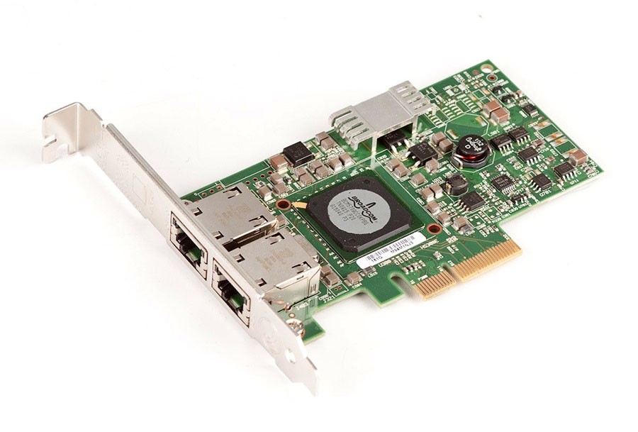 PLACA DE RETEA: BROADCOM 5709; DUAL 10/100/1000 Mbps; PCI-E; REF