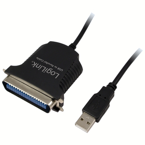Adaptor USB 2.0 la PARALEL (centronics 36pin), (T/T), 1.5m, Logilink 'AU0003C'