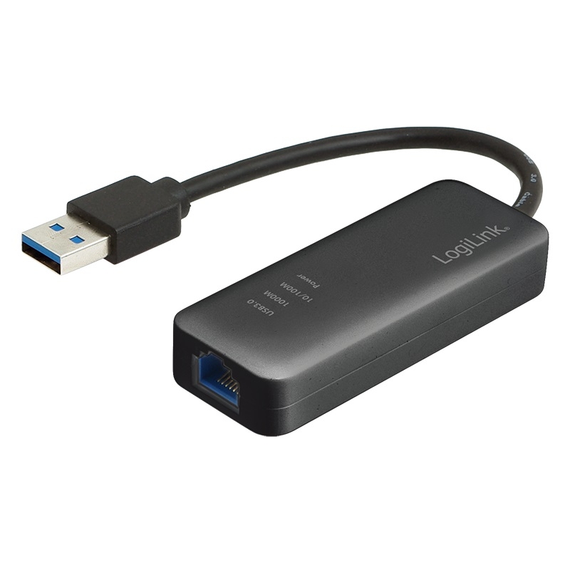 Adaptor USB 3.0 la RJ-45, Gigabit, (T/M), chipset Realtek RTL8153, Logilink 'UA0184A'