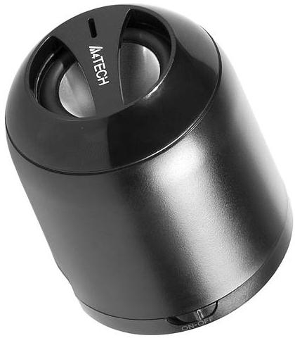 BOXE Bluetooth  A4TECH   RMS: 3W, built-in Li 300mAh, hand-free phone answering, Aux input, USB power, Black, 'BTS-01' (include timbru verde 0.01 leu)