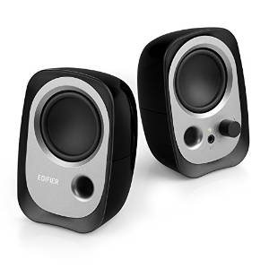 BOXE 2.0 EDIFIER, RMS:  4W (2W x 2), bass reflex port, USB power, black 'R12U' (include timbru verde 0.01 lei)