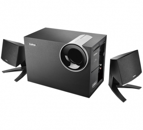 BOXE 2.1 EDIFIER, RMS:  28W (8Wx2 + 12W), telecomanda pe fir, black 'M1380' - 392148 (include timbru verde 1 leu)