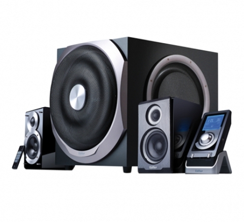 BOXE 2.1 EDIFIER, RMS: 300W (75Wx2 + 150W), black, telecomanda wireless 'S730' (include timbru verde 1 leu)