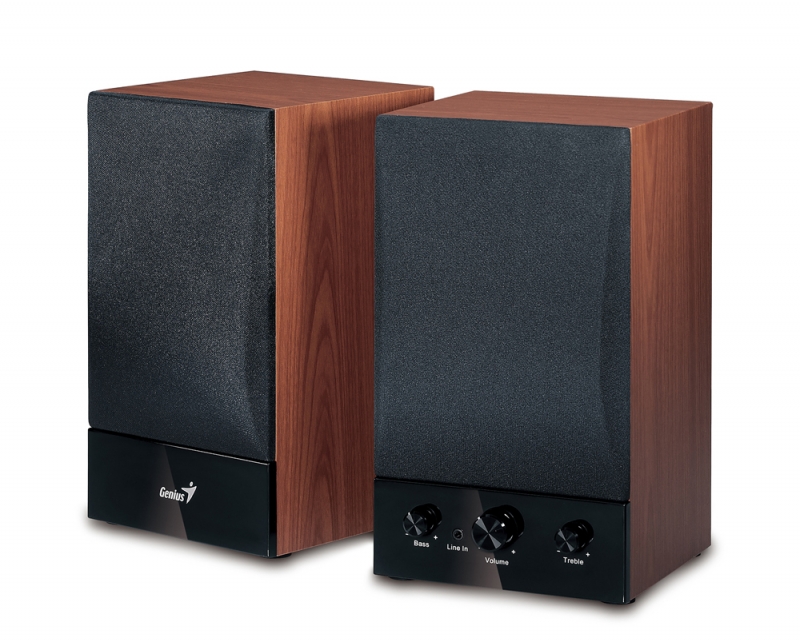 BOXE 2.0 GENIUS. 'SP-HF1250B', RMS: 20Wx2, cherry wood '31731022100' - 187913 (include timbru verde 1 leu)
