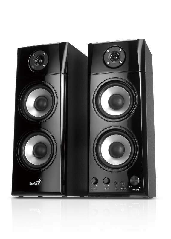 BOXE 2.0 GENIUS. 'SP-HF1800A', RMS: 25Wx2, black, jack casti, line in '31730908100' (include timbru verde 1 leu)