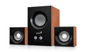 BOXE 2.1 GENIUS  'SW-2.1 375', RMS: 3Wx2 + 6Wx1, wood '31731066103' (include timbru verde 1 leu)