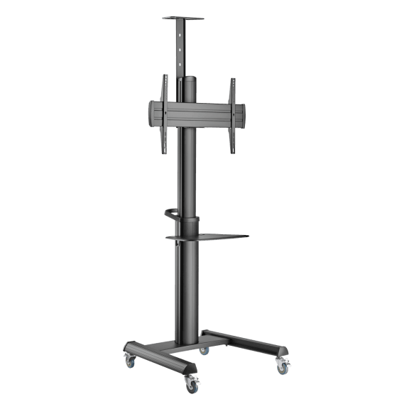 Suport Mobil de Podea FS-446-2 pentru Televizor 37-70Inch Maxim 70KG Aluminiu Negru