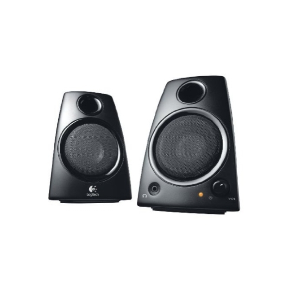 BOXE Logitech 2.0 'Z130', RMS power: 5 W (2.5W x 2), Black '980-000418'  (include timbru verde 1 leu)