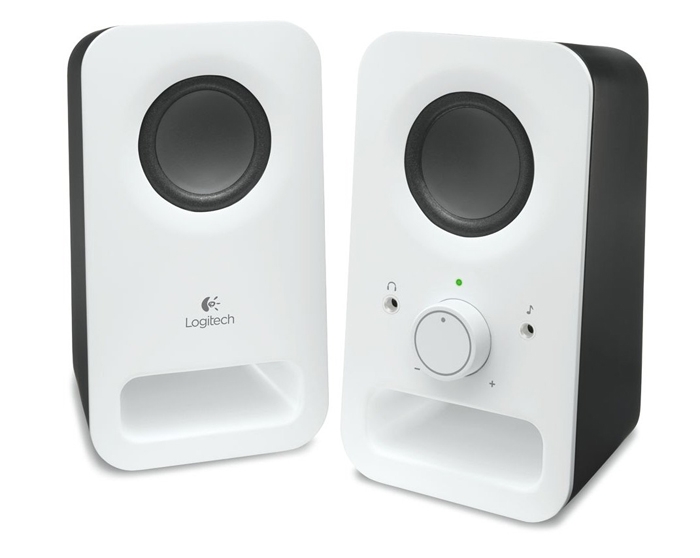 BOXE Logitech 2.0 'Z150'  RMS power: 3 W , White '980-000815'   (include timbru verde 1 leu)