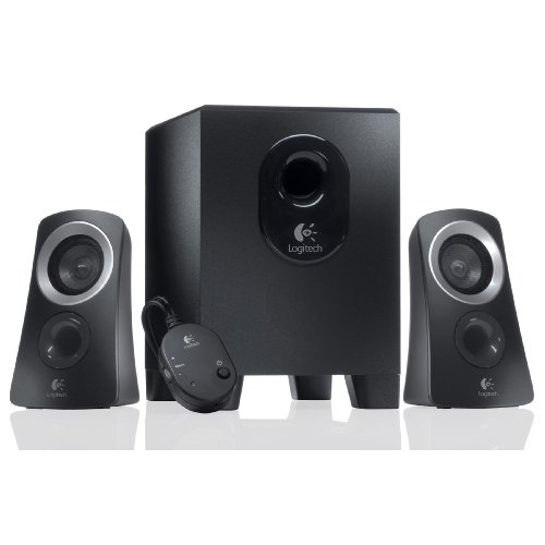 BOXE Logitech 2.1 'Z313'  RMS power: 25 W (15W + 2 x 5W), Black '980-000413'    (include timbru verde 1 leu)