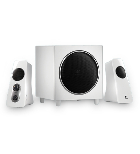BOXE Logitech 2.1 'Z523'  RMS power: 40 W (21W + 2 x 9.5W), All-around sound, White '980-000367'    (include timbru verde 1 leu)