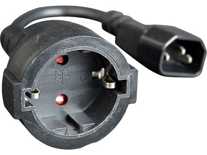 CABLU ALIMENTARE C14 tata la Schuko mama, Gembird 'PC-SFC14M-01'