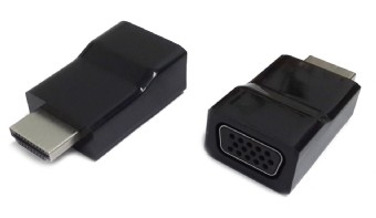 Adaptor HDMI to VGA adapter, single port (A-HDMI-VGA-001)