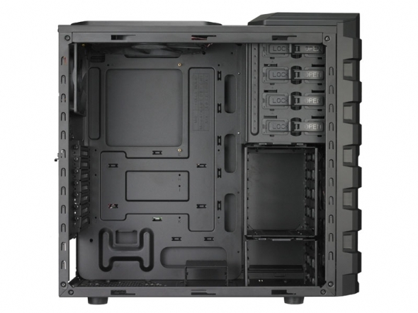 CARCASA COOLER MASTER HAF 912 Advanced, mid-tower, ATX, 2* 200mm &amp; 1* 120mm fan (inclus), I/O panel, black 'RC-912A-KKN1'
