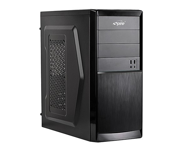 CARCASA SPIRE ATX, front USB  3.0 &amp; audio, suport 3x 120mm fan, black, fara sursa 'SP1603B-U3'
