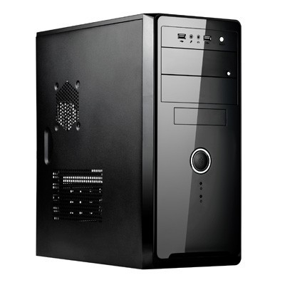 CARCASA SPIRE ATX., front USB &amp; audio, suport 2x 80mm fan, black, sursa 420W 'SP1072B-420W-E1'