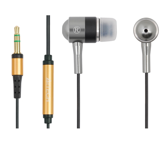 Casti A4TECH   Metalice  Design In-Ear, Black, 'MK-650-B'  EAN4711421727778