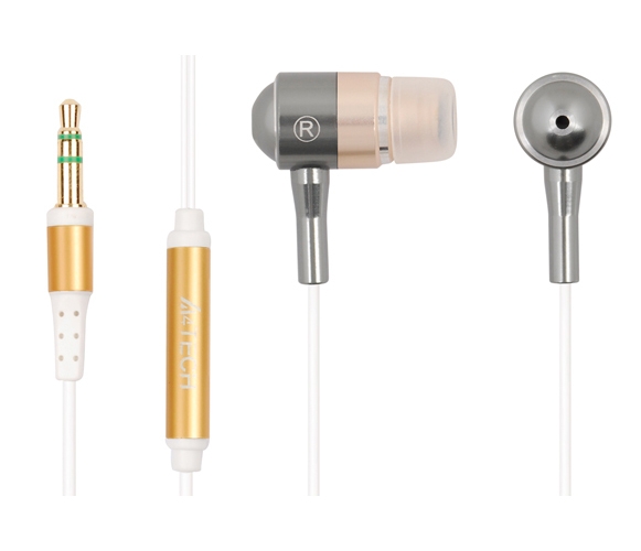 Casti A4TECH   Metalice  Design In-Ear, Silver, 'MK-650-S'