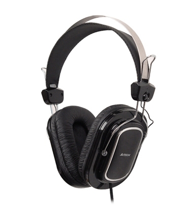 Casti A4TECH  Stereo. microfon + control volum pe fir, 'HS-200'