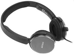 Casti A4TECH  Stereo, microfon, capac casca interschimbabila, Black, 'T-500-1'
