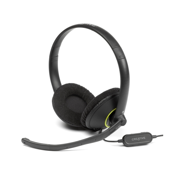 Casti CREATIVE gaming 'HS-450' + microfon '51EF0100AA004' (include timbru verde 0.01 lei)