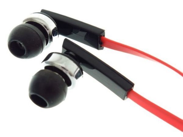 Casti  interne cu microfon - red-black, control volum, Gembird Porto 'MHS-EP-OPO'